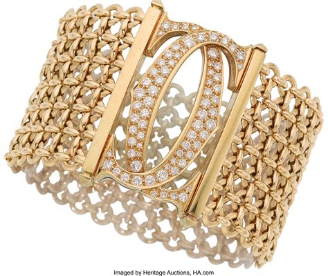 cartier gold bracelet diamonds|cartier bracelet full diamond.